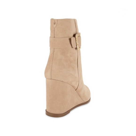 Sam Edelman Tan Suede Wedge Boots - Picture 3 of 14